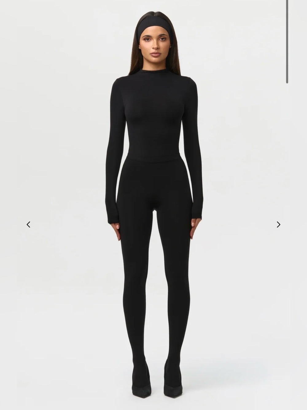 Naked Wardrobe Naked Closed Toe Legging Black
